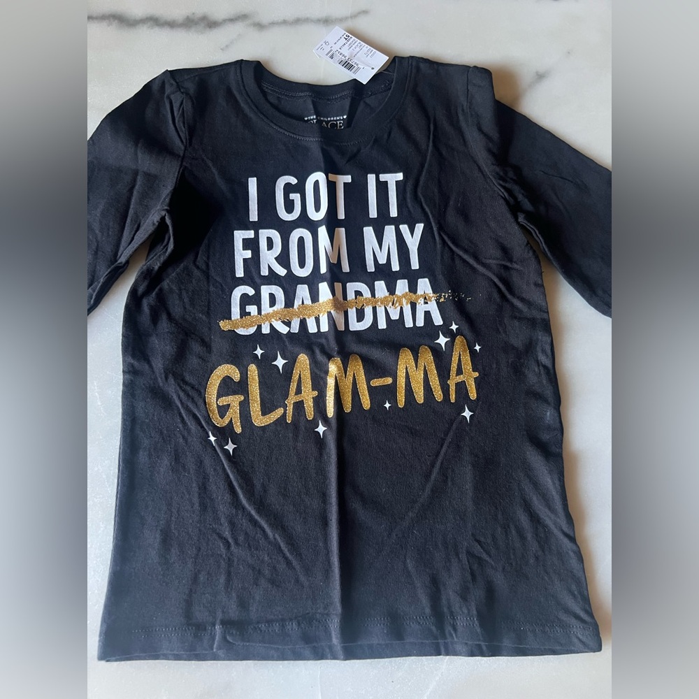 💫 The Children's Place Black Graphic Tee